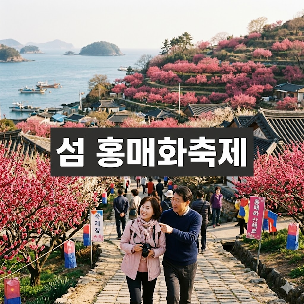 섬 홍매화축제