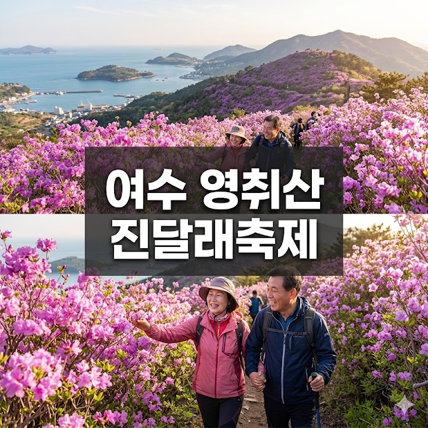 여수 영취산 진달래축제